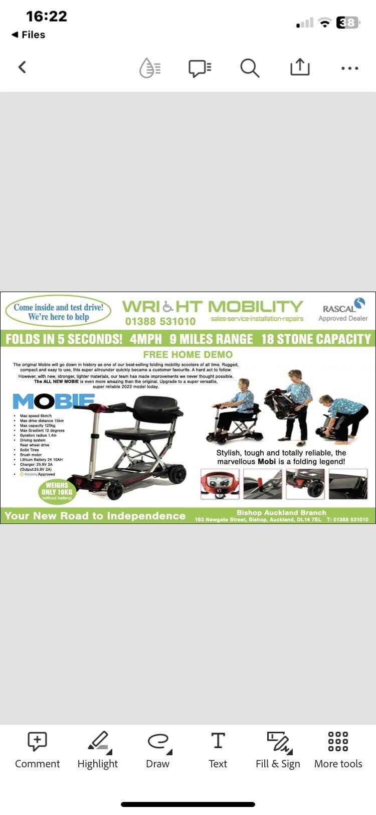 Well Established Mobility Shop with great customer service Photo 3