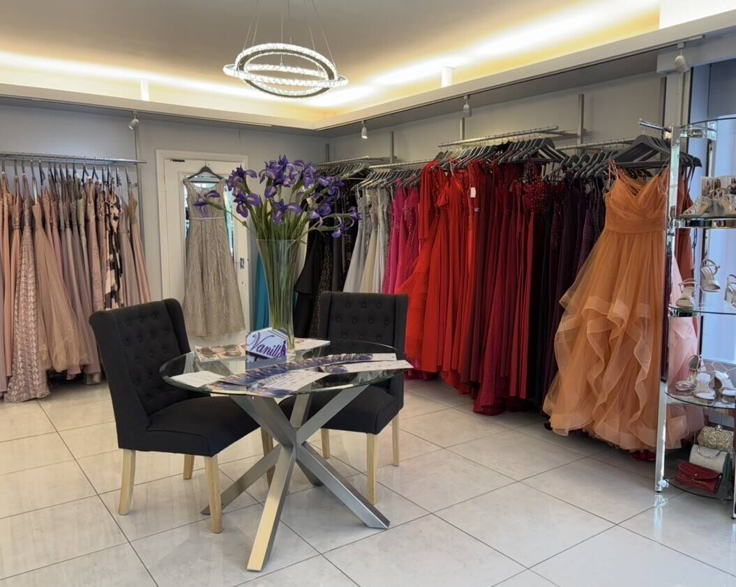 Prom dress boutique  in extremely sought after village