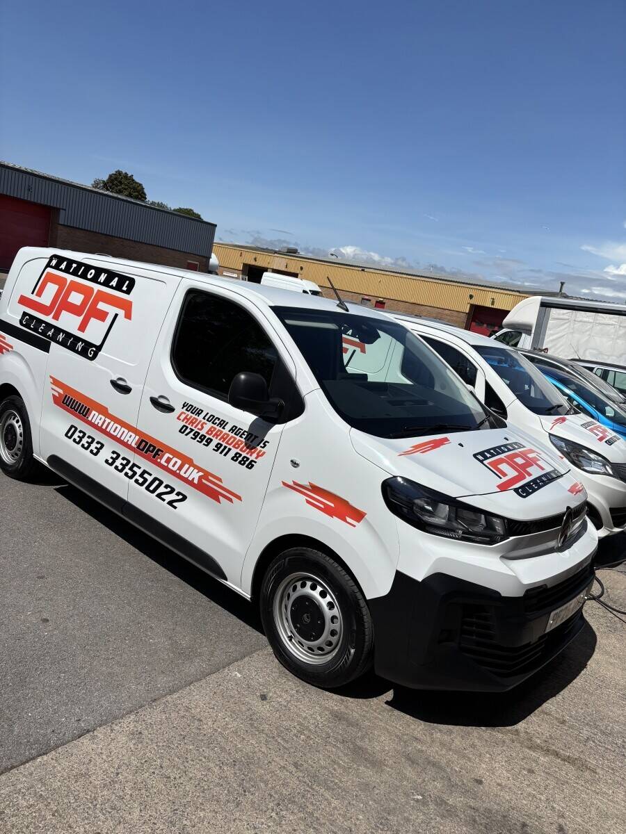 Mobile DPF Cleaning Business. Only one in the UK with specialist cleaning machines built into a fleet of vans