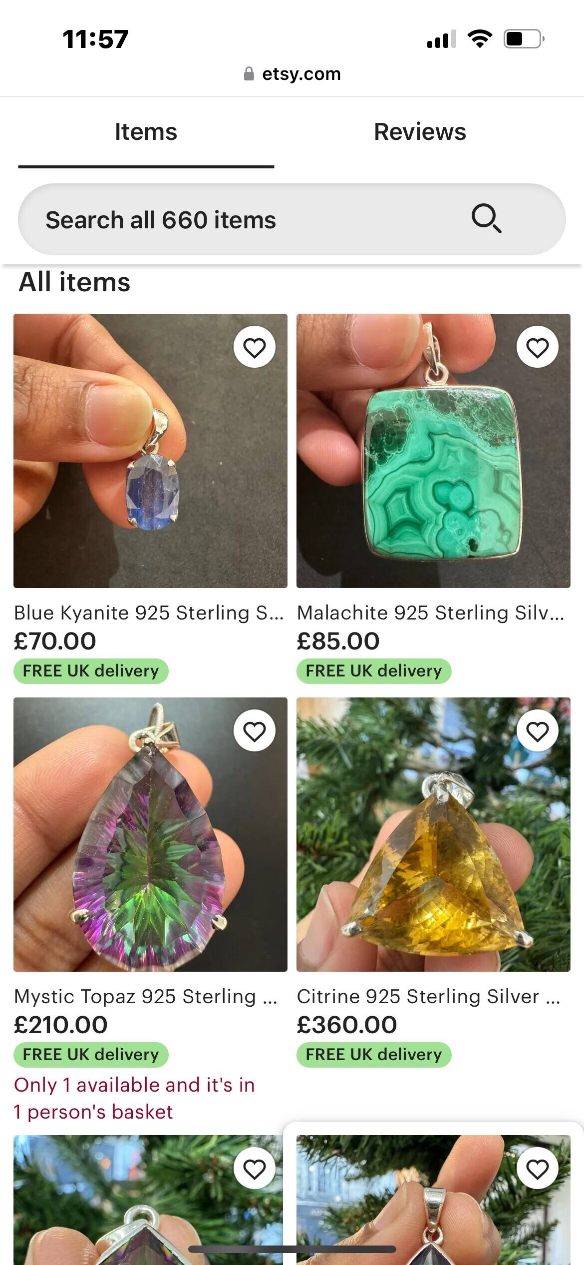 Jewellery stock