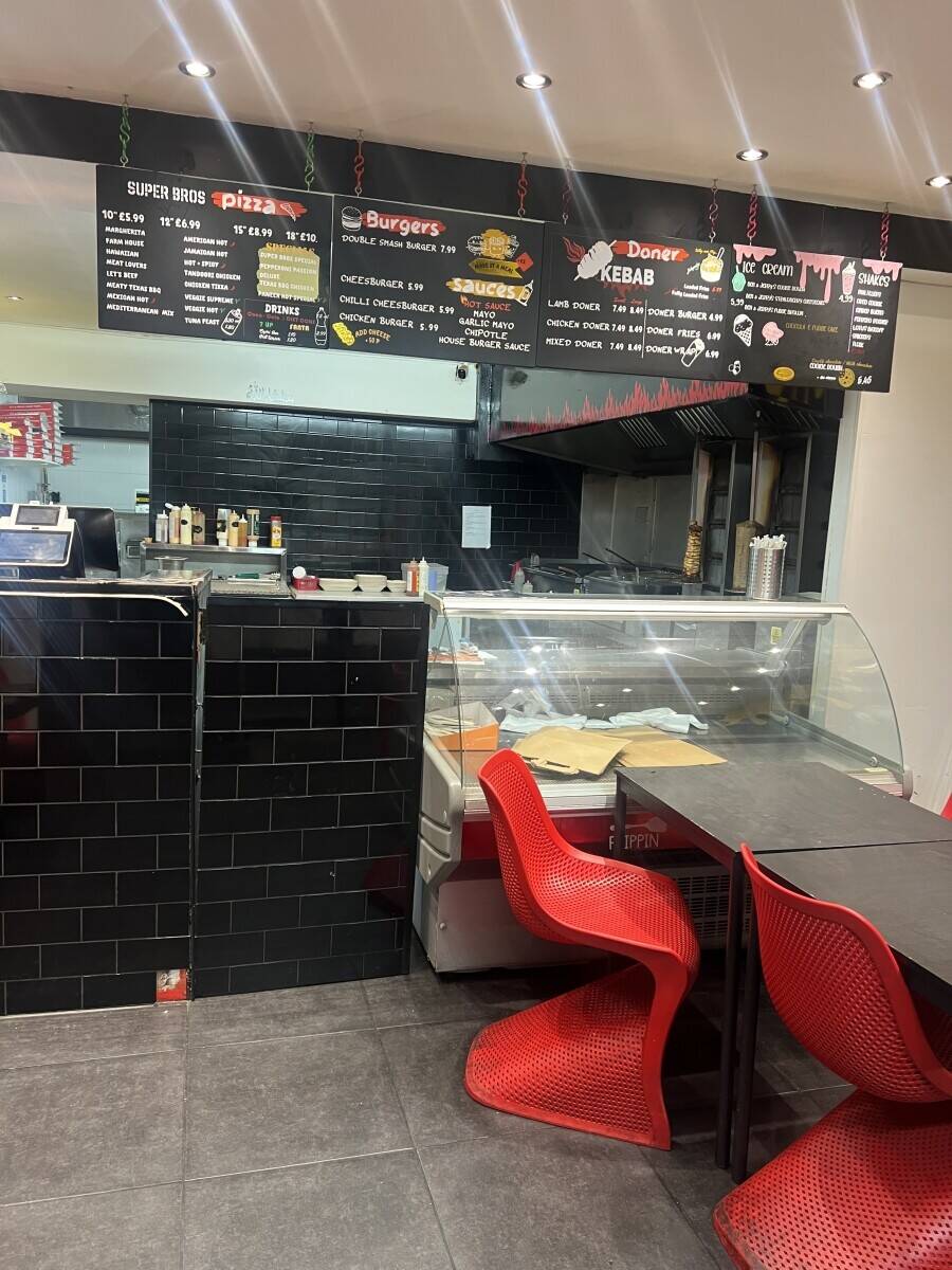 Pizza burger and kebab shop