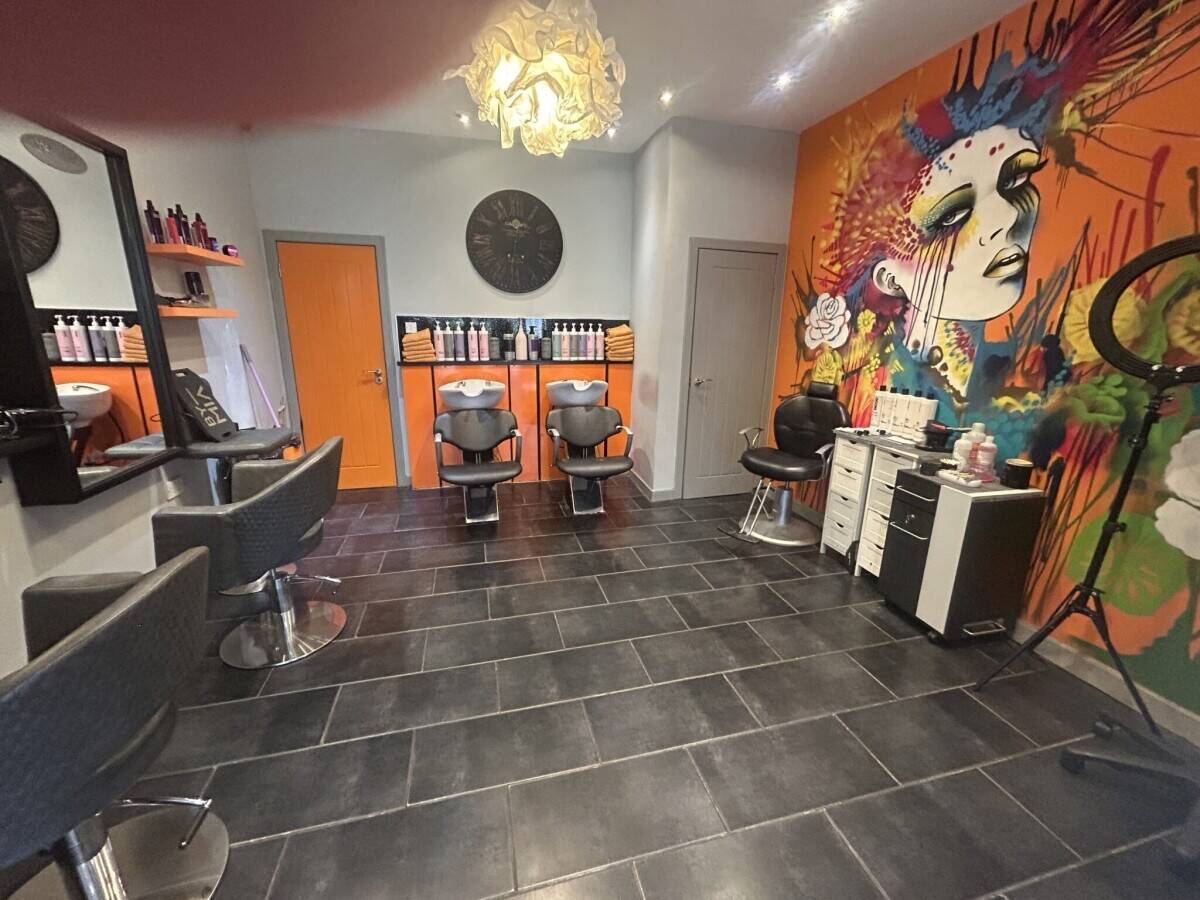 PRICE REDUCED NOW £110,000 Hair Salon Business and Freehold Commercial Unit For Sale Ref 1880 Photo 2