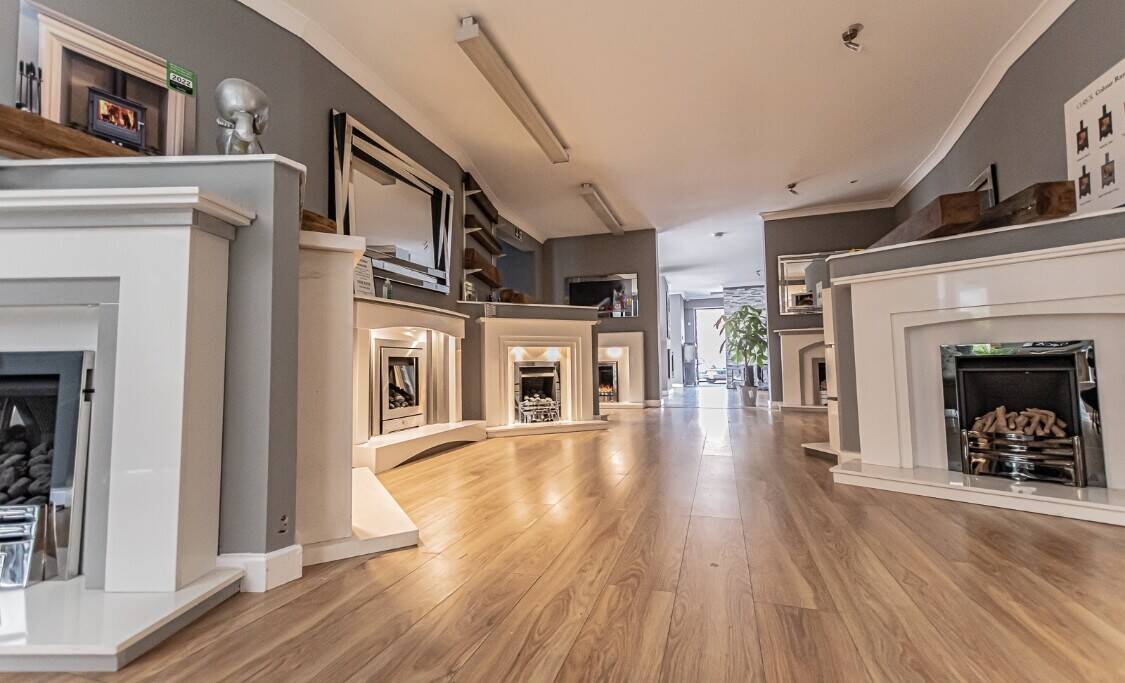 Fireplace stoves and media wall showroom Photo 2