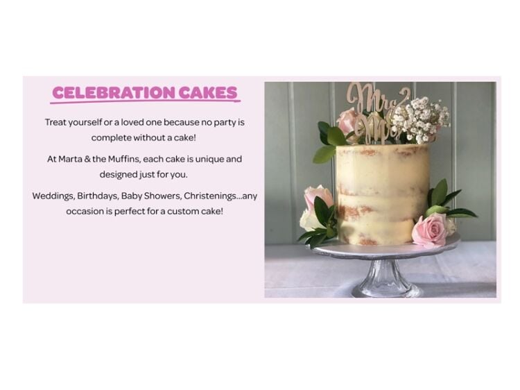 Sweet Success Awaits – Boutique Cake Shop with Online Presence