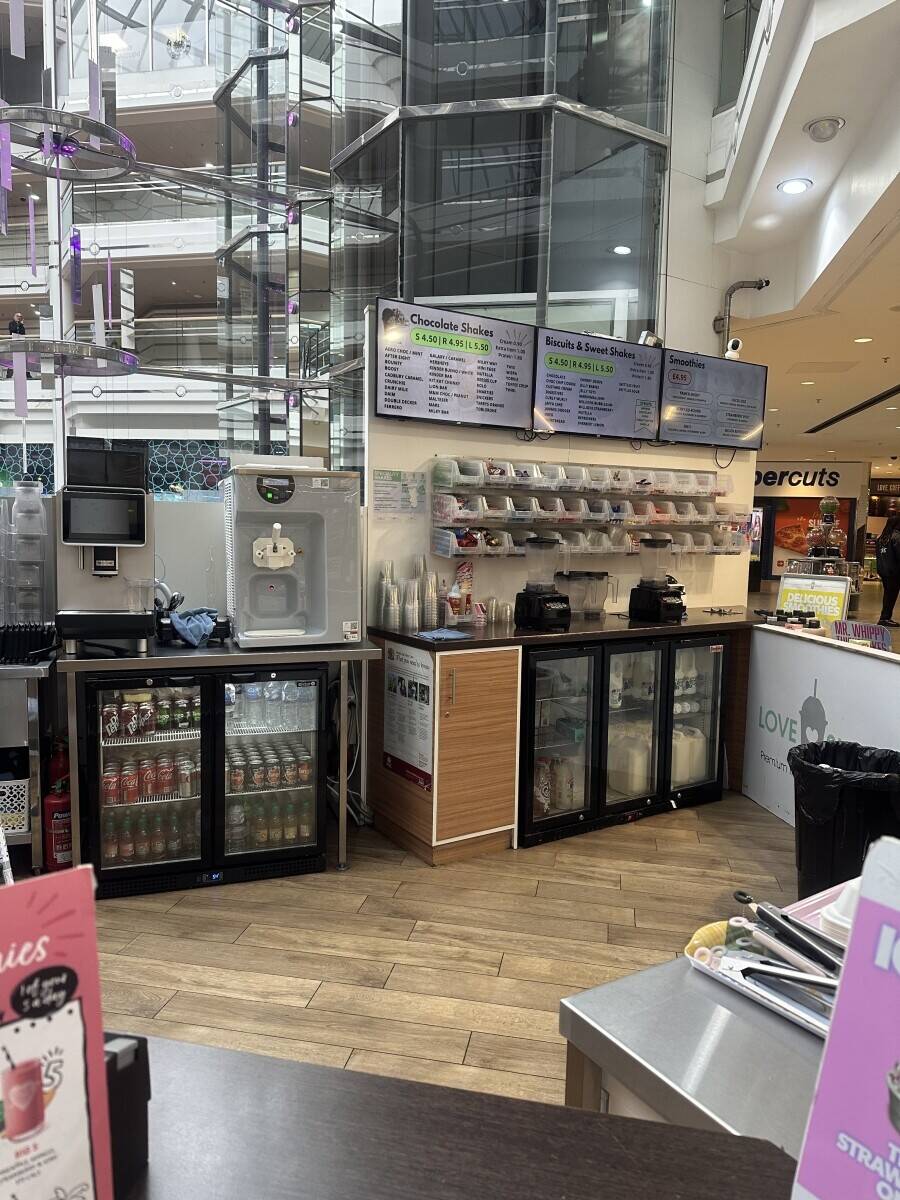 Milkshake bar for sale!