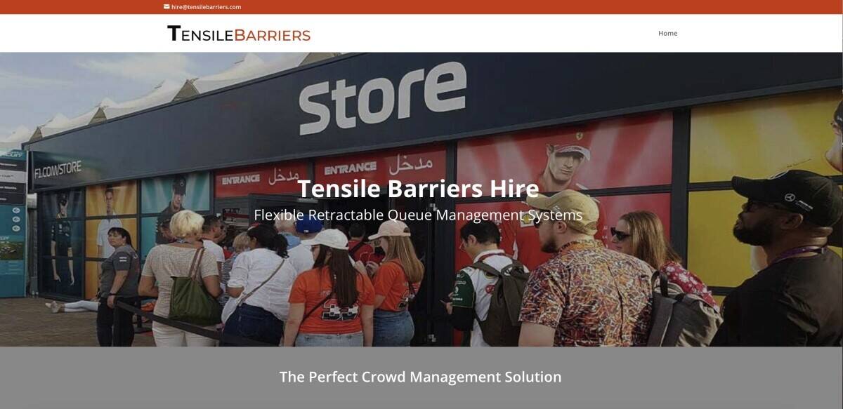 Event Tensile Barrier Rental, Worcester (Relocateable, services UK)