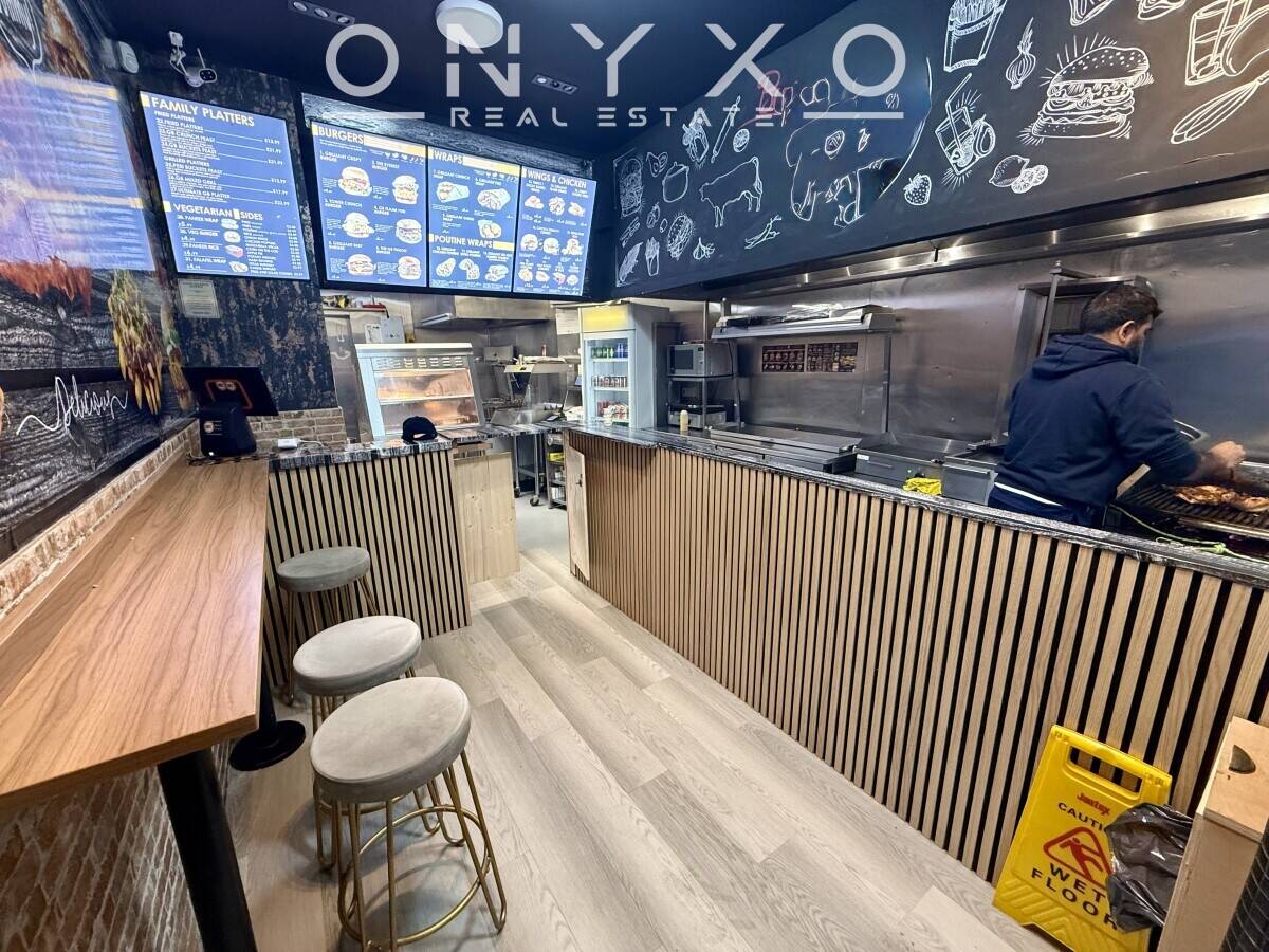 Newly Opened Fully Fitted Takeaway with Seating for Sale in North London