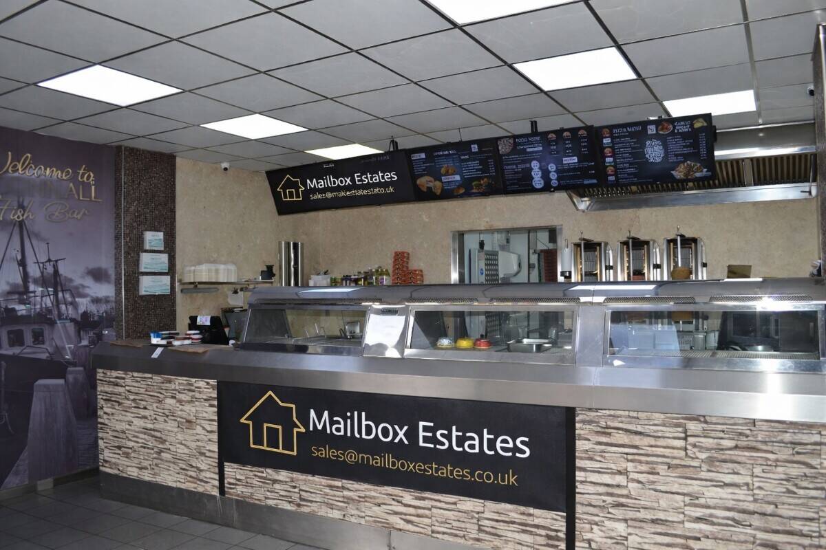 Profitable Fish & Chip Shop in a village area – £6,000 Weekly Sales – Includes 3 Bed Accommodation