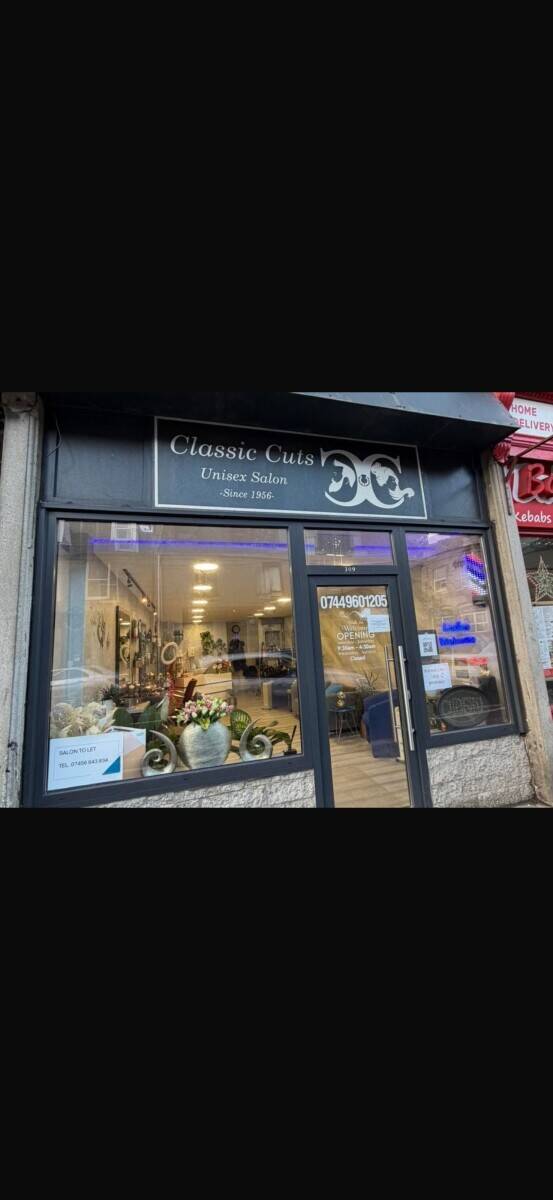 Classic Cuts Unisex Salon in Aberdeen City Center