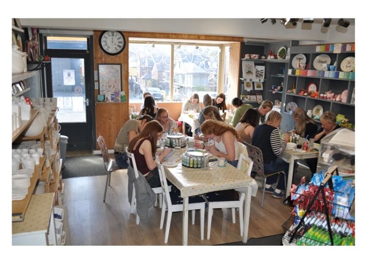 Unleash Your Creativity – Thriving Pottery Painting Studio Photo 2