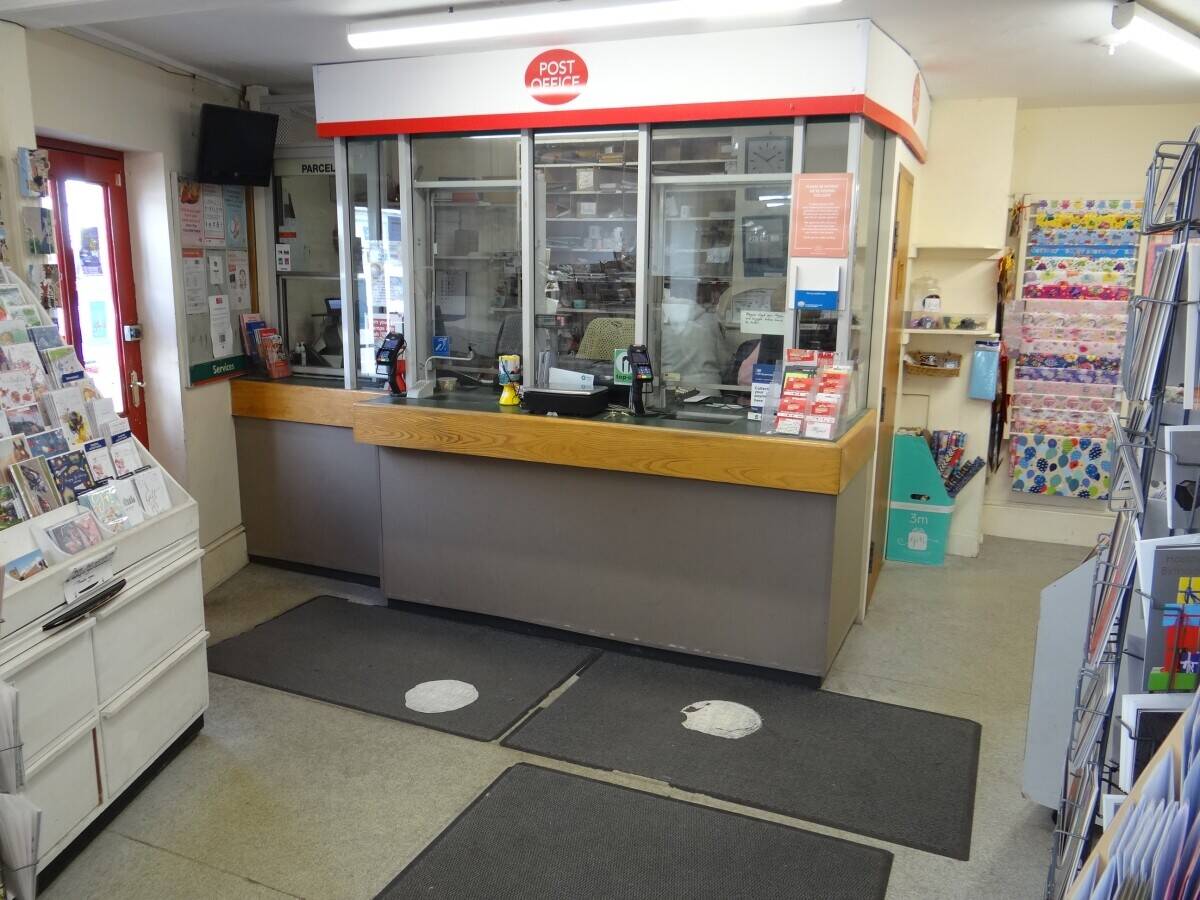 Mains Post Office in heart of ancient market town