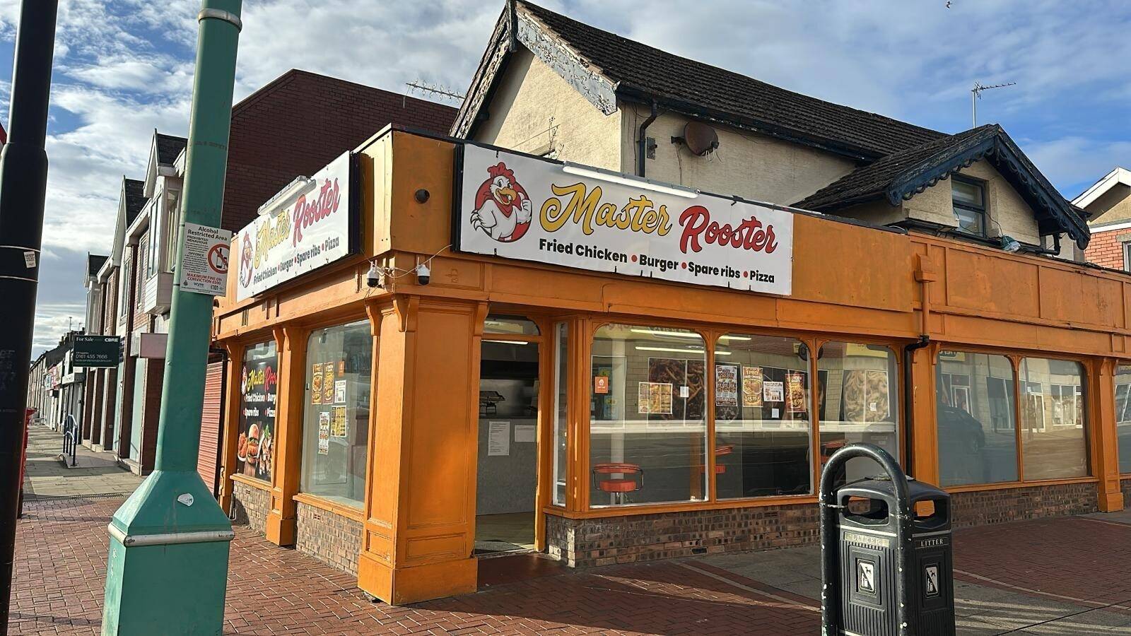 Fried chicken takeaway for sale in Fleetwood Blackpool