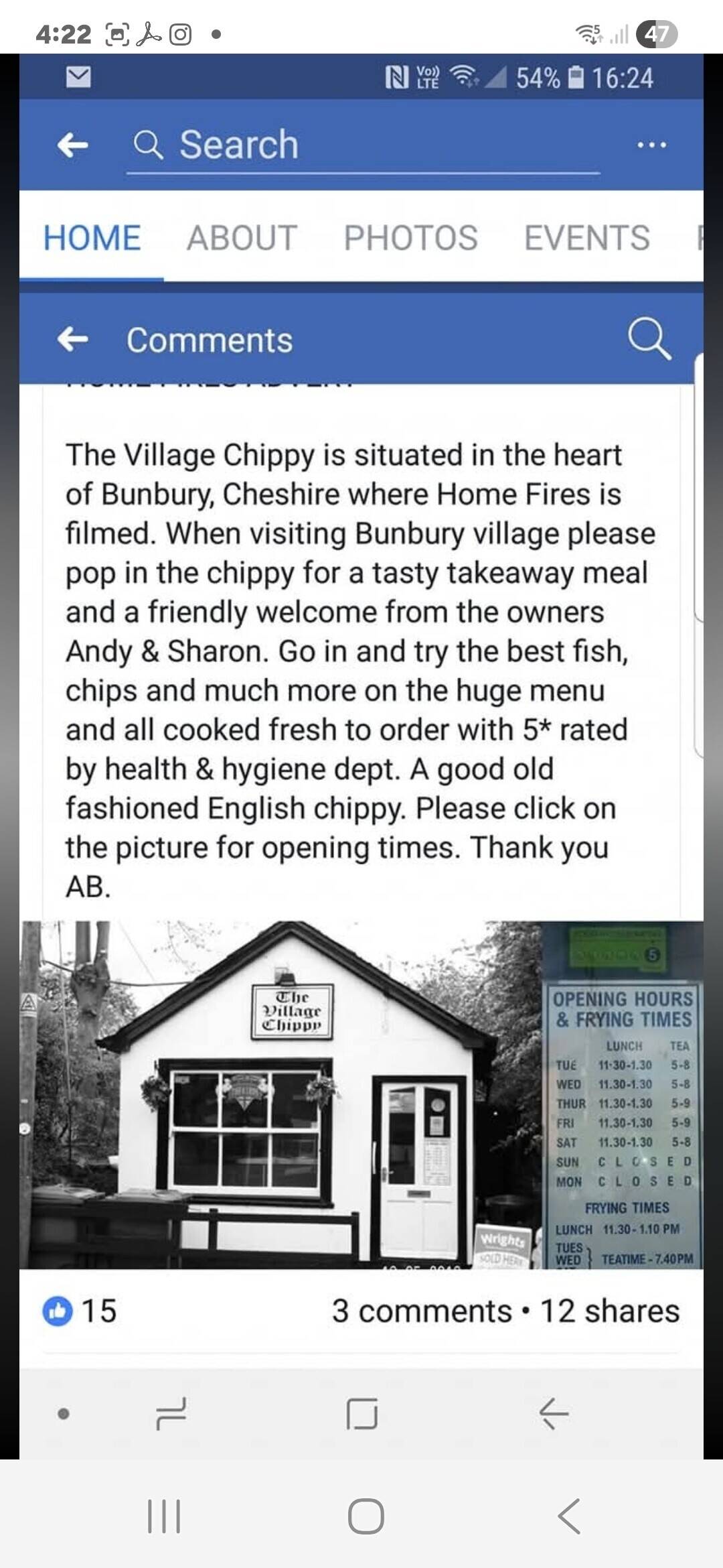 Fish and chip shop 