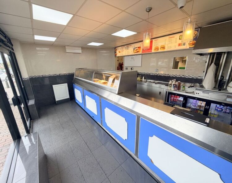 Well presented fish & chip takeaway, offered freehold or new lease,same ownership 22 years.