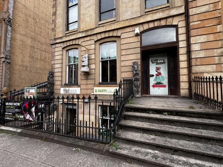Tiki Bar & Darts Den for sale in Glasgow City Centre with cocktails, Thai cuisine, and darts.