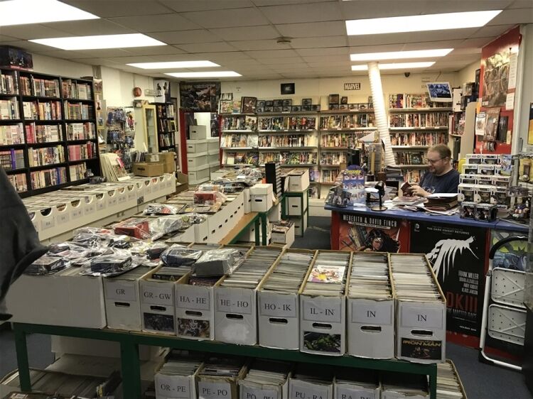 RETAIL & ONLINE COMICS & COLLECTABLES SUPERSTORE IN CARDIFF CITY CENTRE