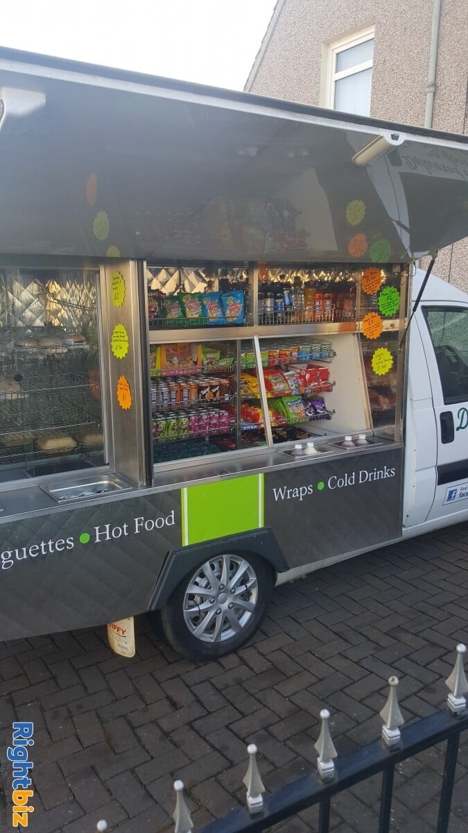 Mobile catering van business for sale