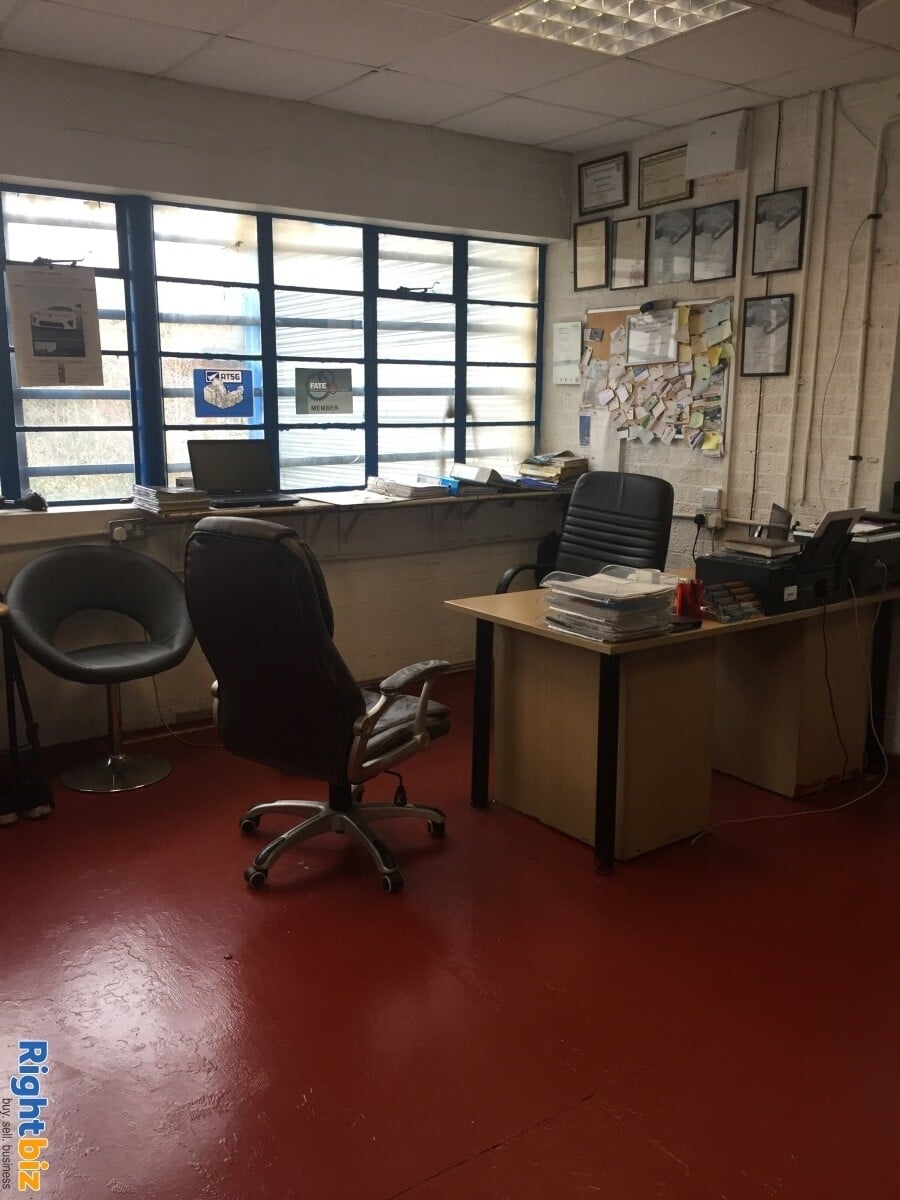 Motor garage with new lease