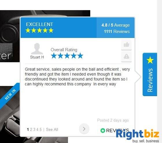 Long established e-commerce car parts and accessories business est 22 years, easily relocated Photo 3