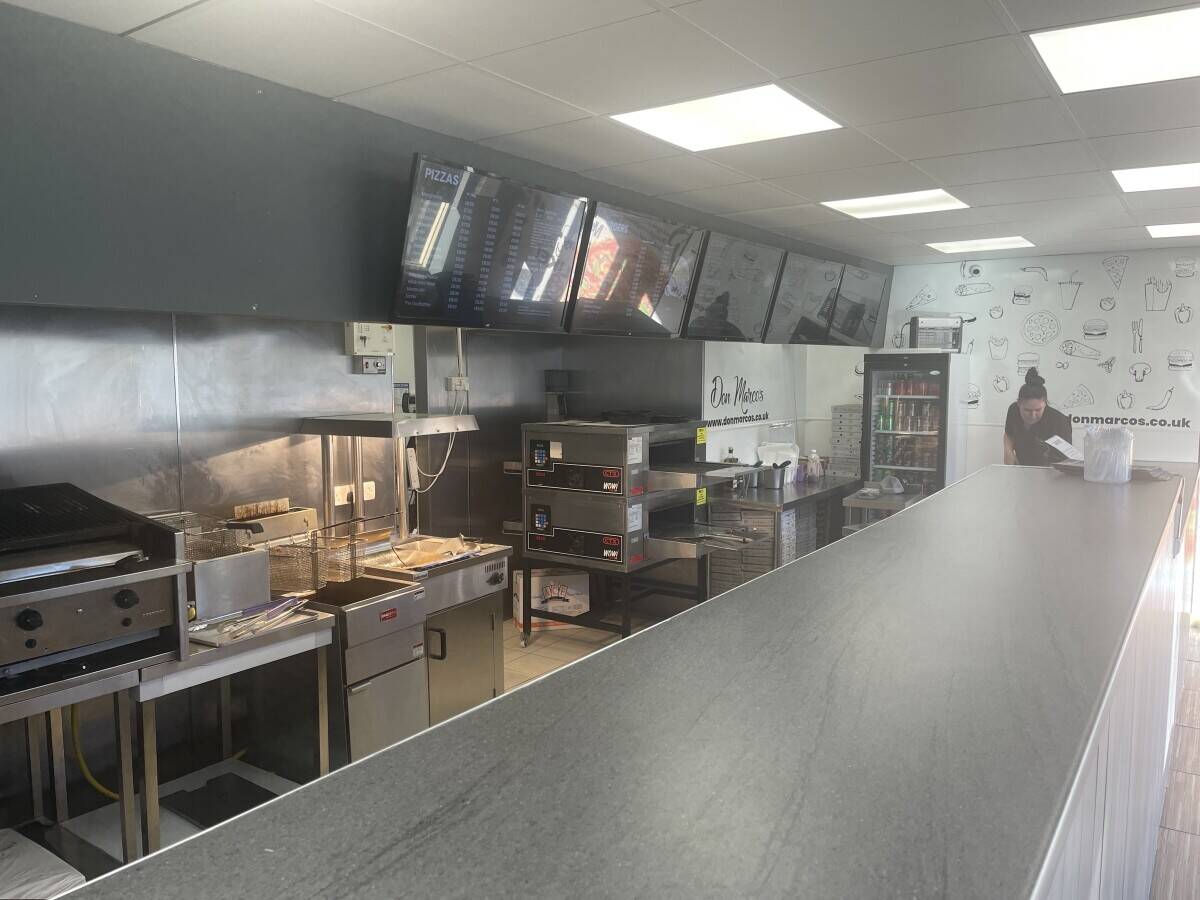 High-class pizza burger business