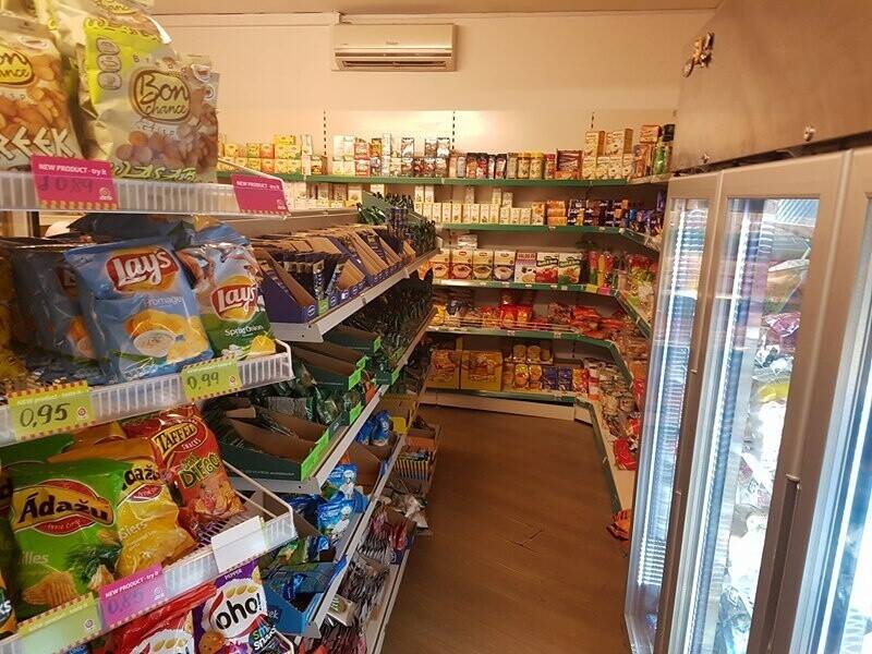 European food store off licensing