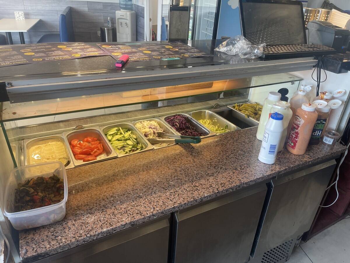 Shawarma Kebab Shop for sale w 5 large Bedroom Flat with potential to make one more shop