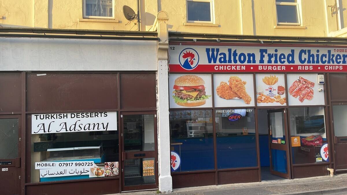 Fried chicken shop for sale in Walton on the Naze