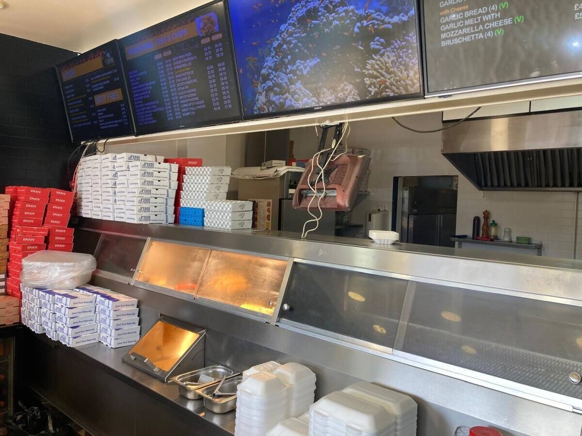 Rarely Available FREEHOLD Business For Sale Fish & Chip Shop Livingston - extra land to rear incl. Photo 3