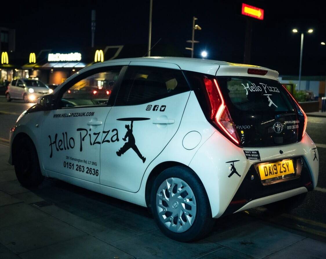 Pizza takeaway delivery shop