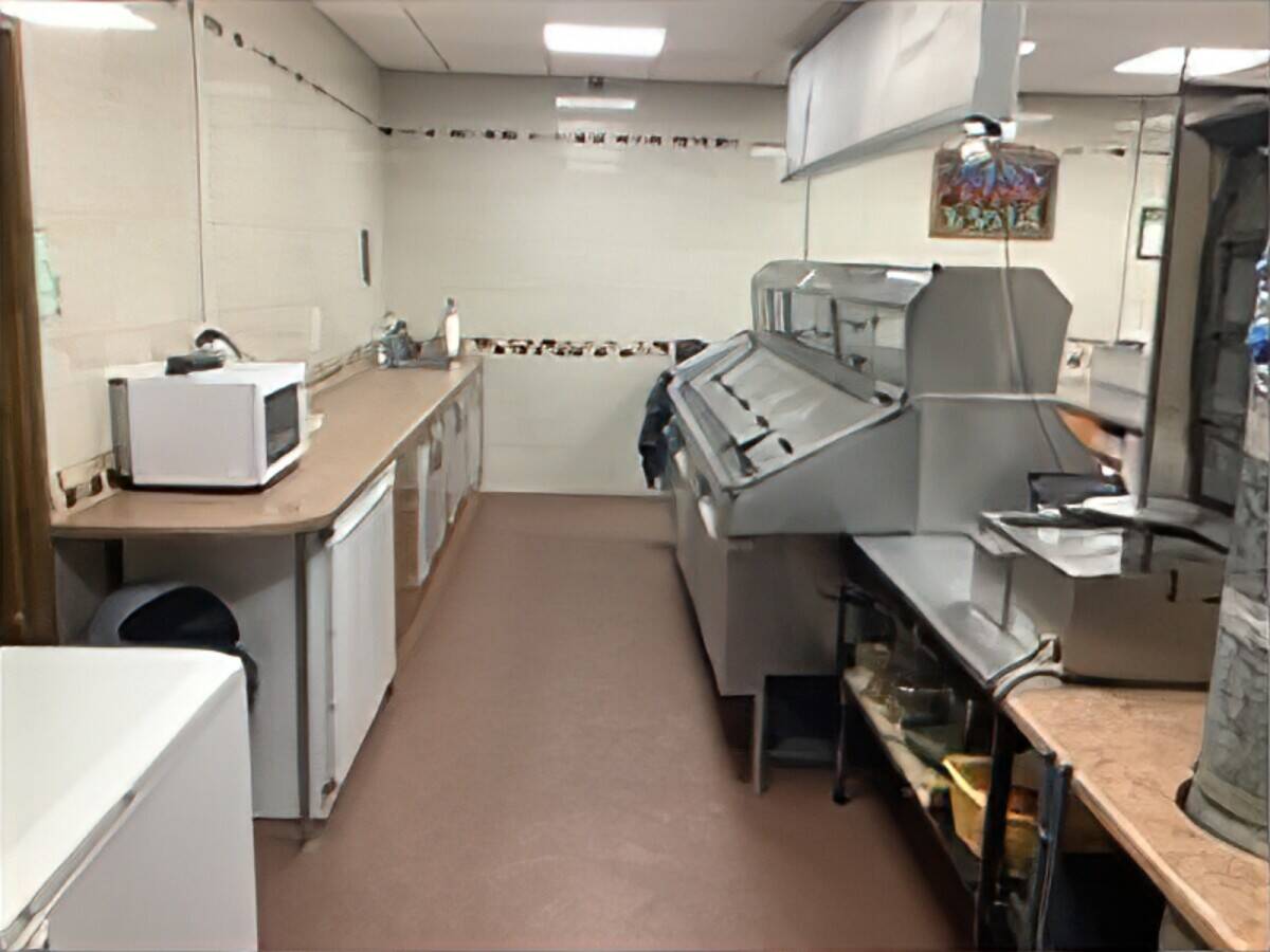 Traditional fish and chip shop