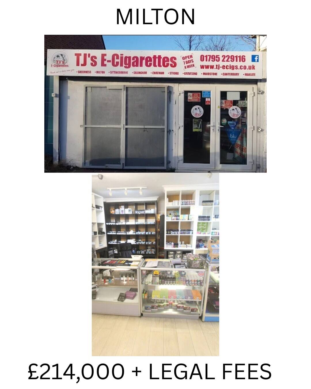 Chain of Vape Shops for sale in Kent Photo 3