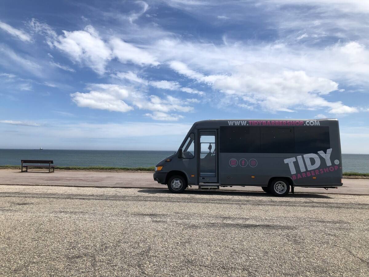 Mobile Barbershop - Mini Bus Conversion