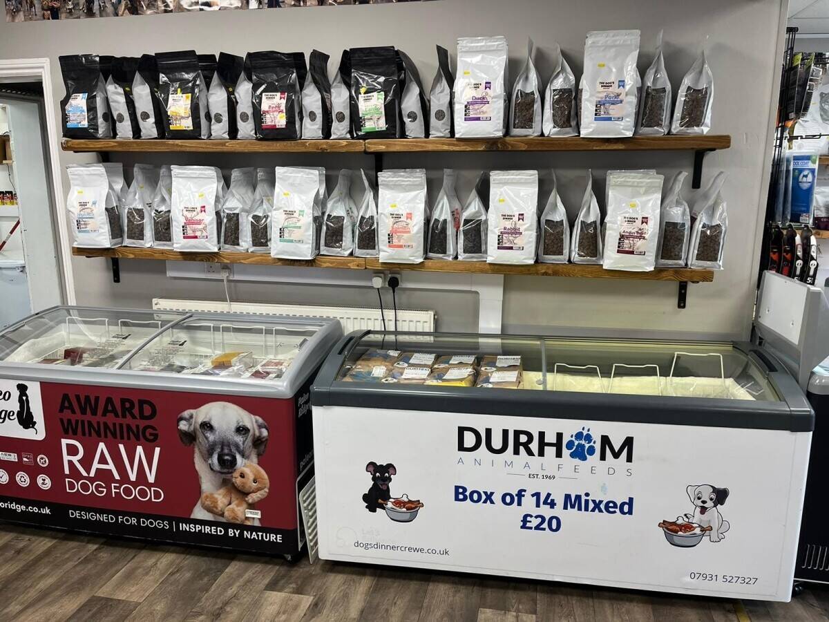 Two dog food shops for sale in Cheshire