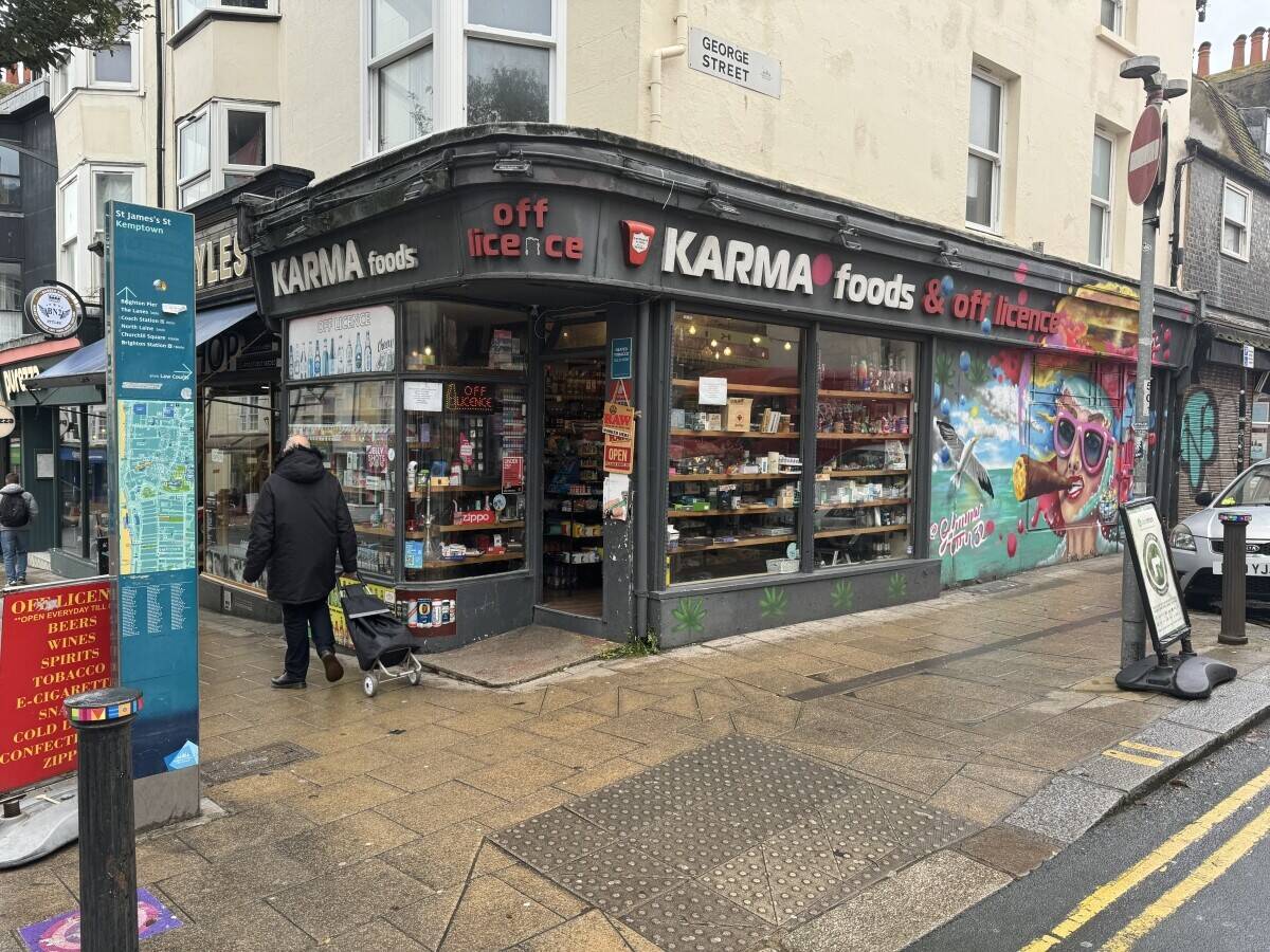 Profitable Off Licence for Sale in Central Brighton (St James Street)