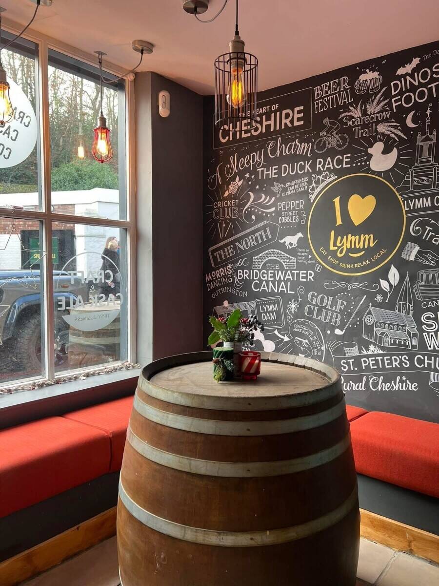 Established Bar for sale location in Lymm Cheshire.