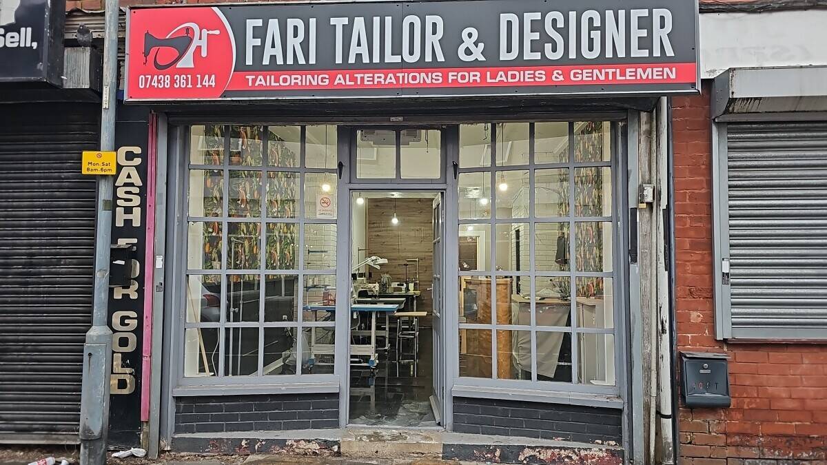 Tailor Shop for sale in Doncaster South Yorkshire.