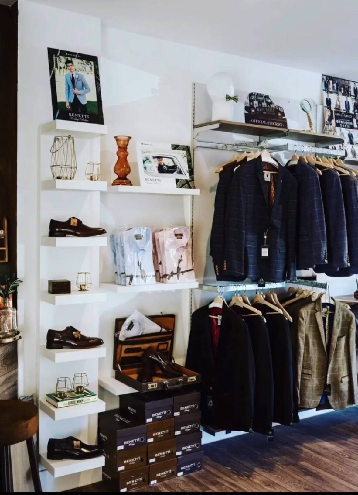 Quality Menswear shop for sale in West Wickham