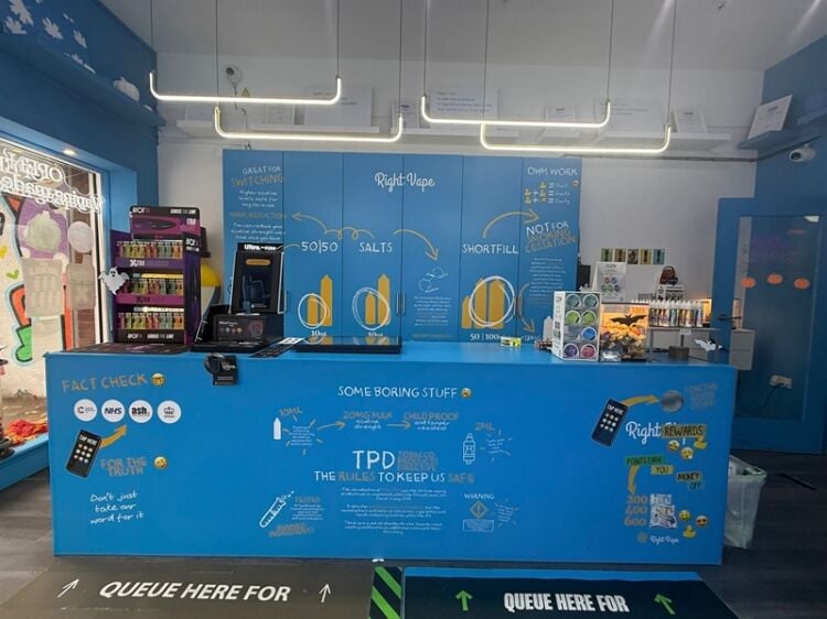 Profitable Vape Retailer – Excellent Reputation and Loyal Customer Base