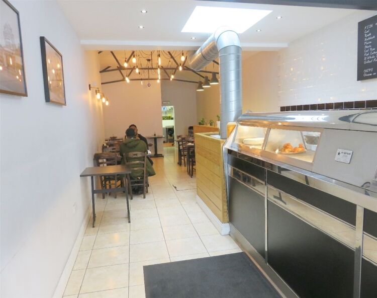 Smartly fitted fish & chip shop and restaurant, Brixton