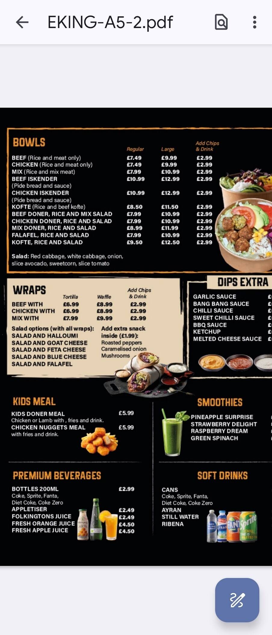 German Doner Restaurant Taekaway in High street for sale