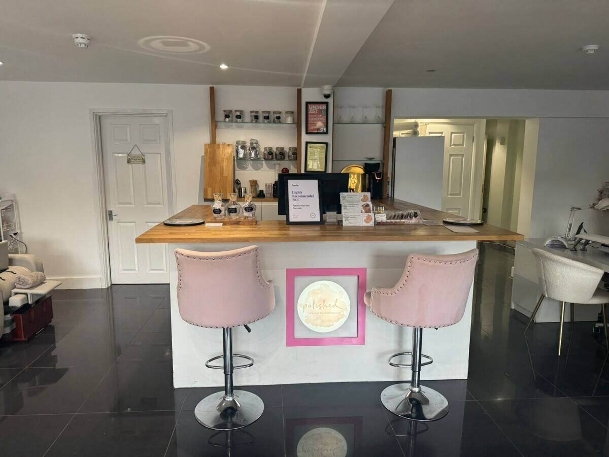 Stylish Fully Equipped Nail & Beauty Salon in Esher with Treatment Room Rental Income