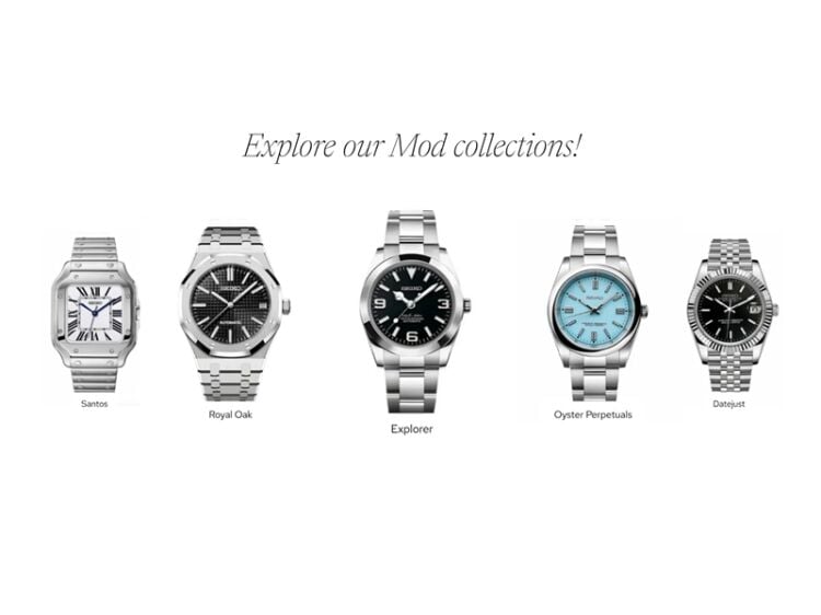 Time to Customise – Trend-Driven Watch Mod E-Commerce Brand Photo 3