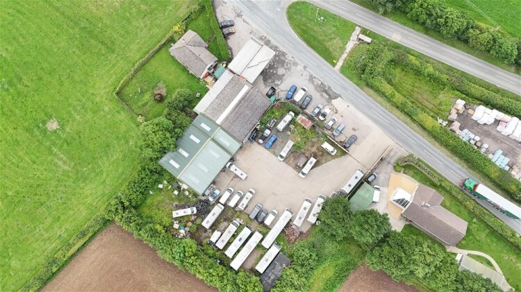 Under Offer: Roadside Commercial Site with Forecourt & Large Workshops For Sale in Winkleigh