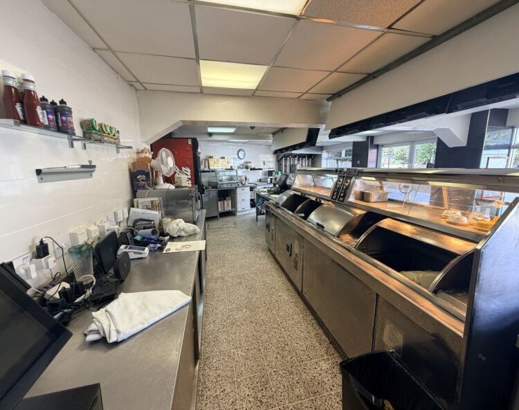 High turnover freehold fish & chip/hot food shop with large 3 bedroom flat Photo 3