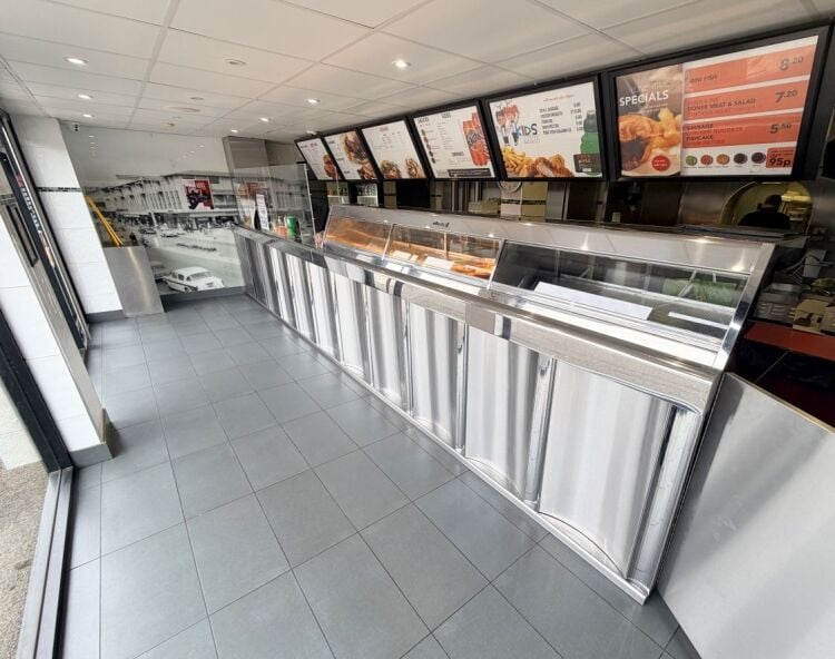 High turnover well fitted fish & chip shop with no deliveries