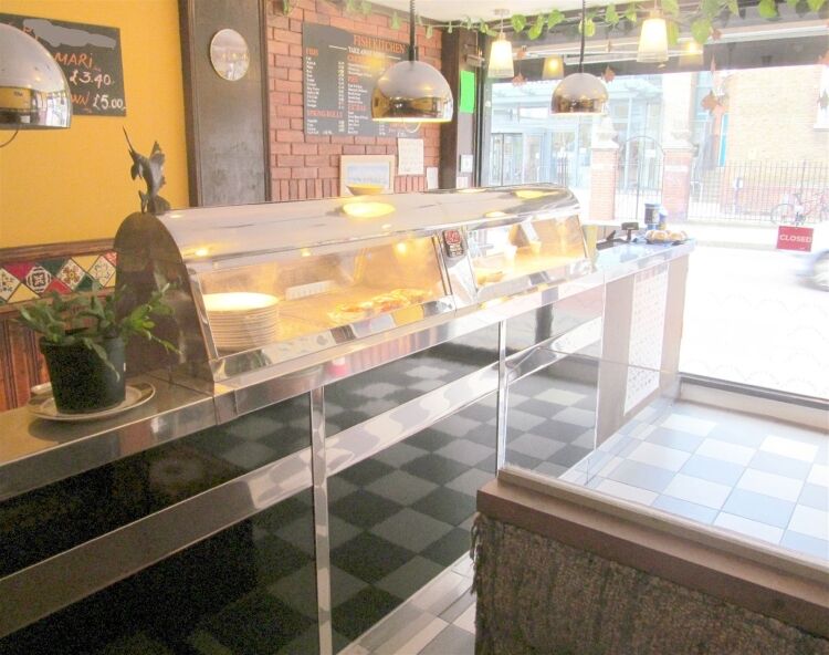 Fish & chip takeaway and restaurant, Kingston upon Thames
