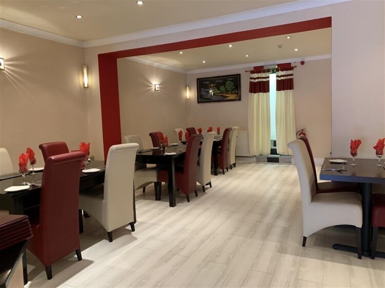 IMPRESSIVE FREEHOLD LICENSED INDIAN RESTAURANT IN MILFORD HAVEN TOWN CENTRE