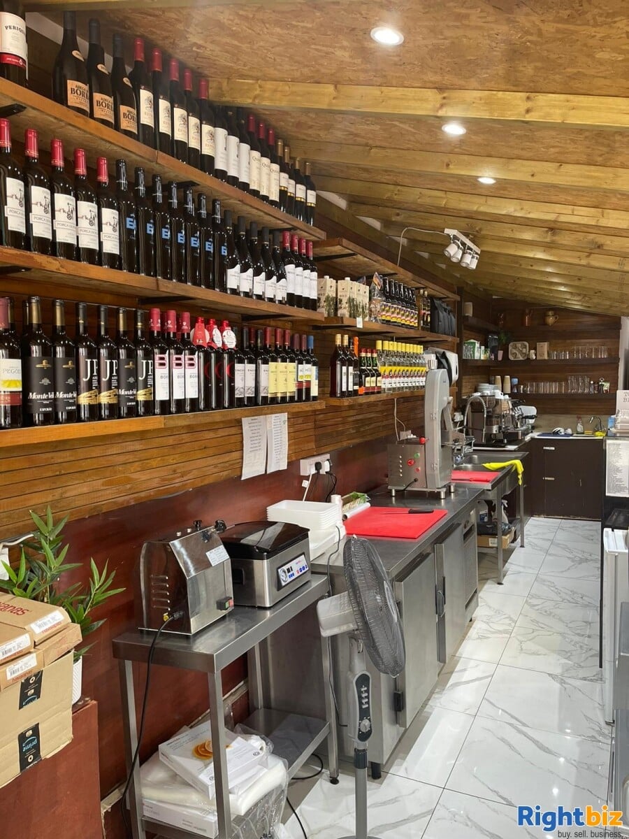 Groceries, Butcher, and Coffee Shop in North Finchley, London.