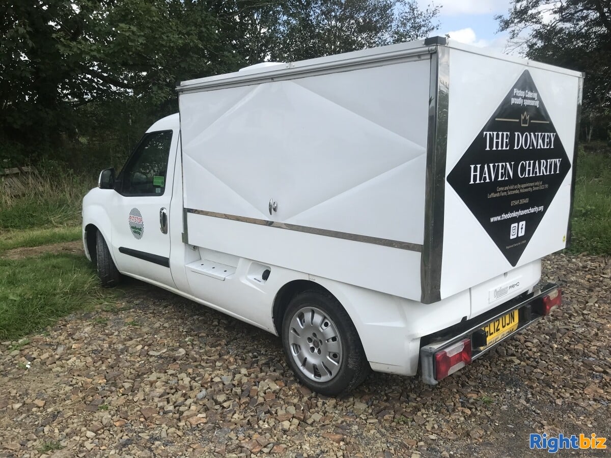 Mobile catering van /sold with profitable round if required