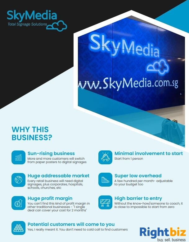 Digital Signage Business -Gross Margin up to 90%!!!